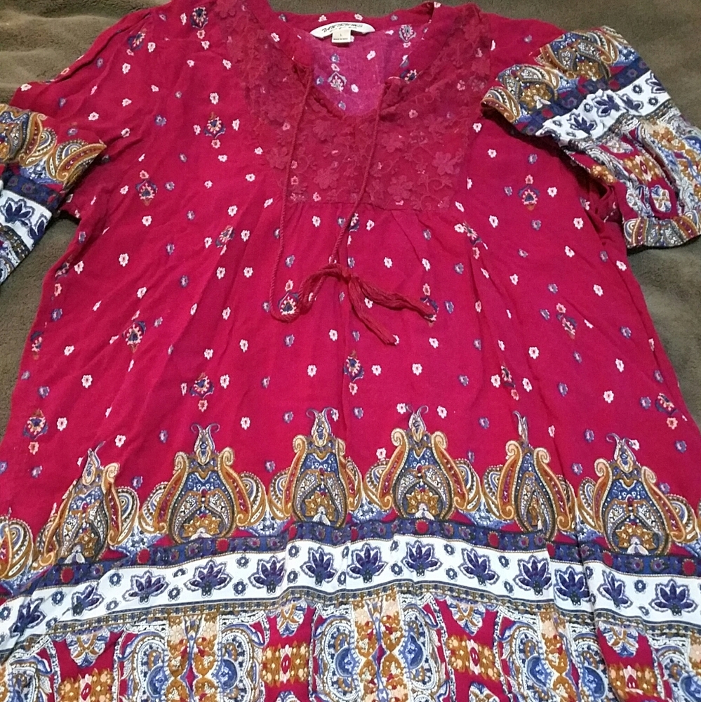 Tantrums long sleeve blouse